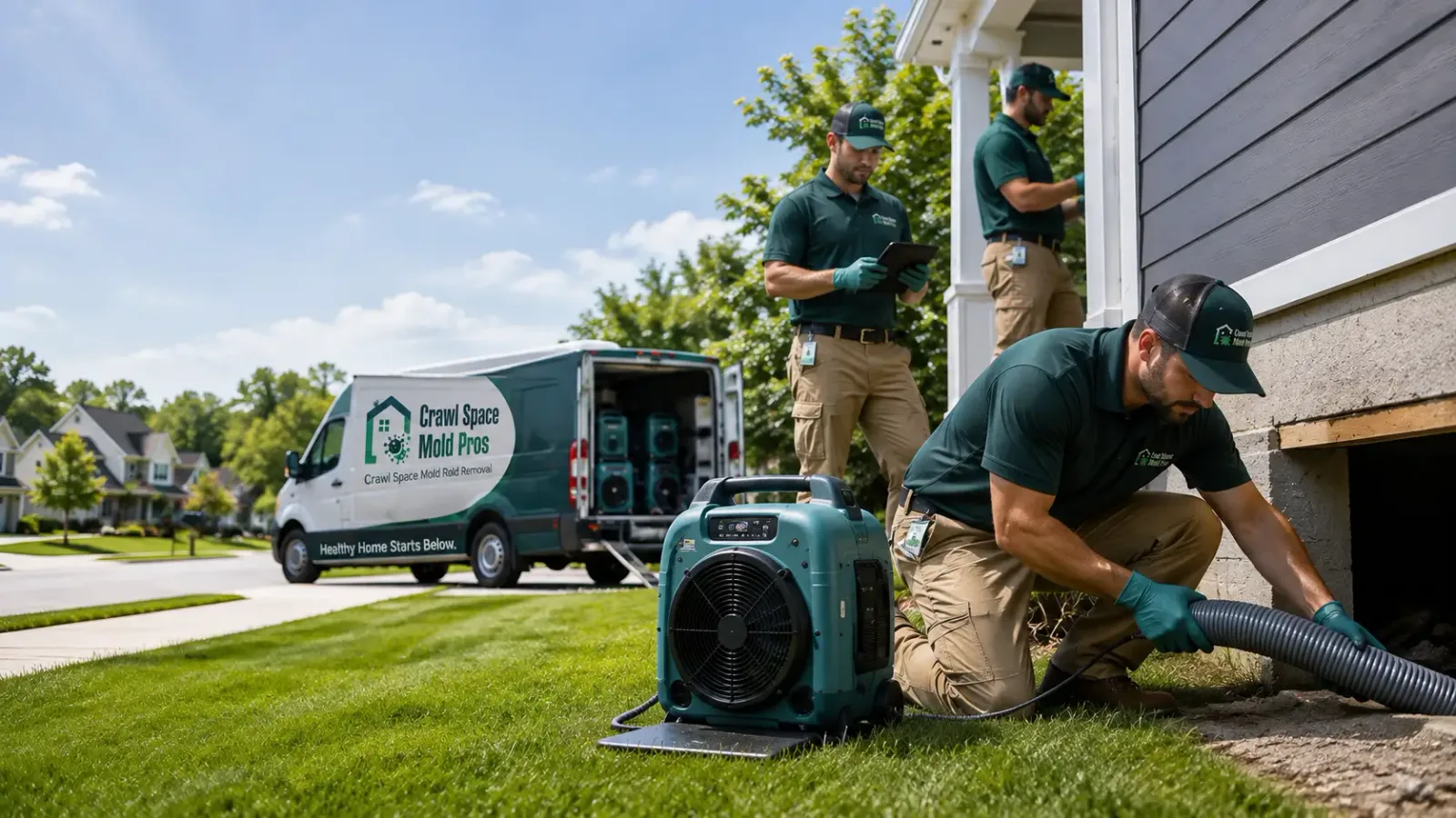 Crawl Space Mold Removal in Millbrook, IL
